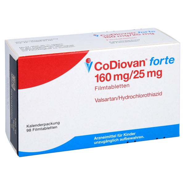 CODIOVAN forte 160 mg/25 mg Filmtabletten 98 St