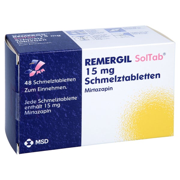 Remergil Soltab 15 mg Schmelztabletten 48 St