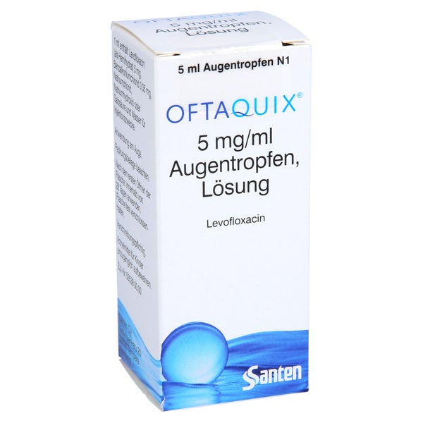 Oftaquix 5 Mg/ml Augentropfen 5 ml