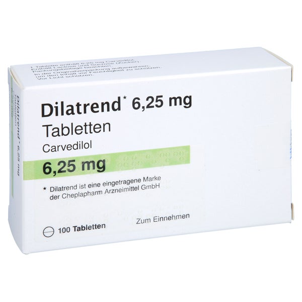 Dilatrend 6,25 mg Tabletten 100 St