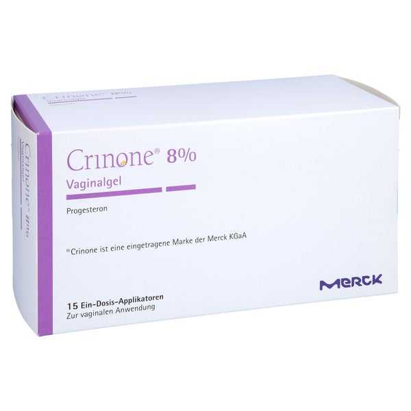 Crinone 8% Applikatoren Vaginalgel 15 St