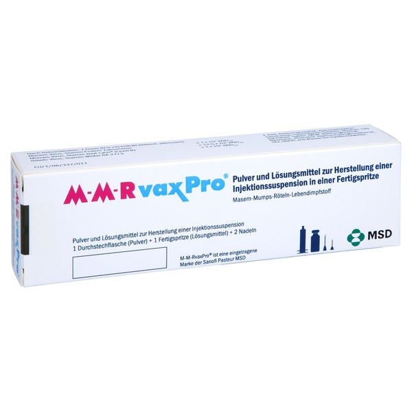 M-M-RvaxPro P.+LM H.Inj.-Susp.Fertigspr.m.Kanüle 0,5 ml