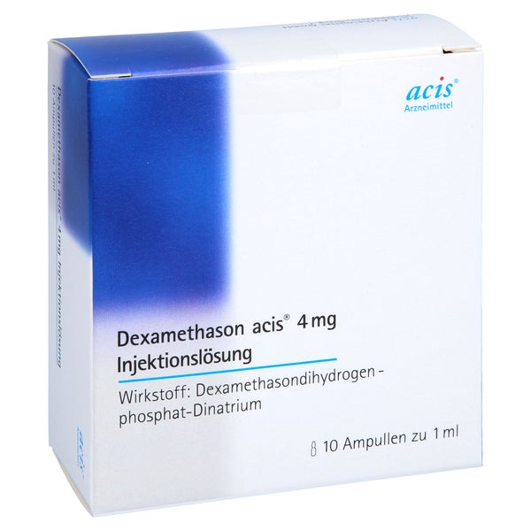 DEXAMETHASON acis 4 mg Injektionslsg.Ampullen 10 St