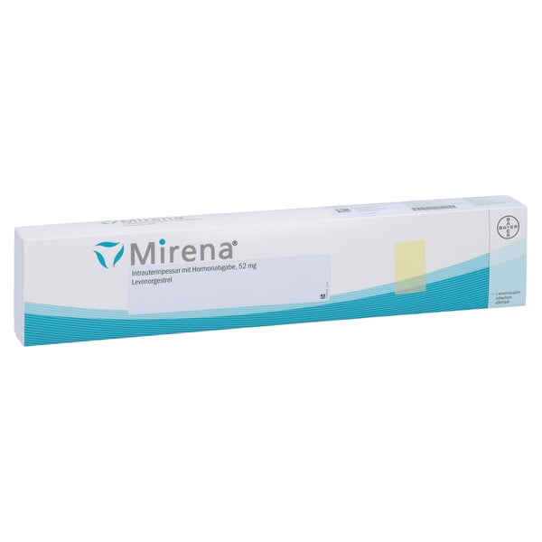 MIRENA Levonorgestrel 20 µg/24 h Intrauterinpessar 1 St