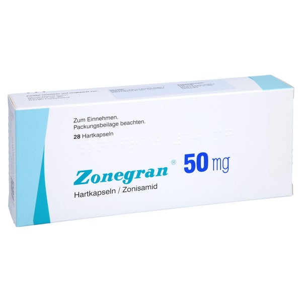 Zonegran 50 mg Hartkapseln 28 St