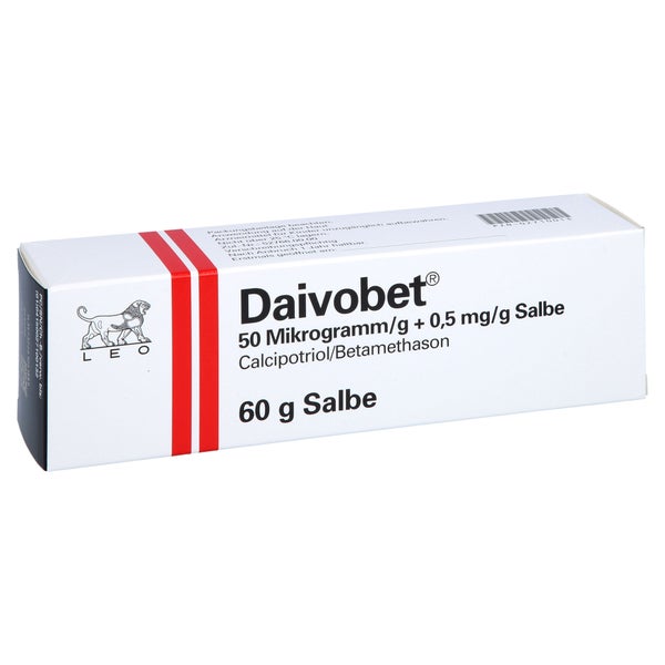 DAIVOBET 50 Mikrogramm/g + 0,5 mg/g Salbe 60 g