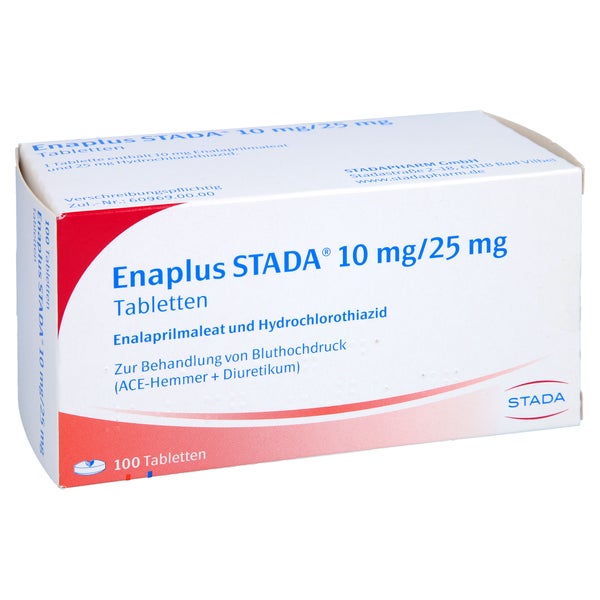 Enaplus Stada 10 mg/25 mg Tabletten 100 St