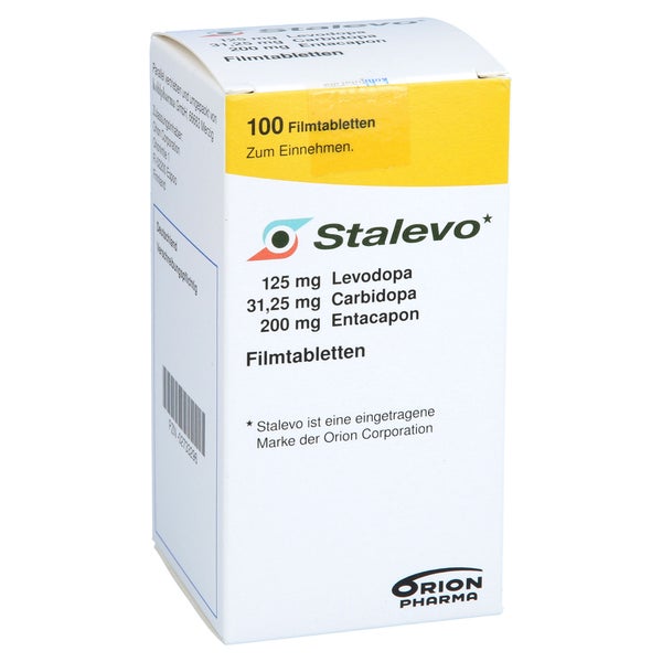 STALEVO 125 mg/31,25 mg/200 mg Filmtabletten 100 St