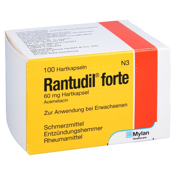 Rantudil Forte Hartkapseln 100 St