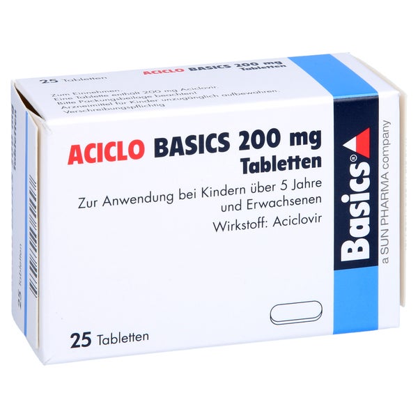 Aciclo Basics 200 mg Tabletten 25 St