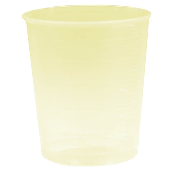 Einnehmeglas Kunststoff 30 ml gelb 10 St