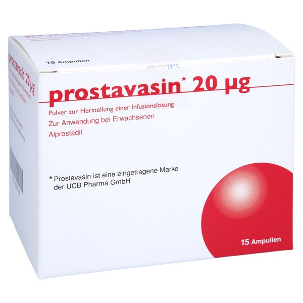 PROSTAVASIN 20 µg Pulver z.Herst.e.Infusionslsg. 15 St