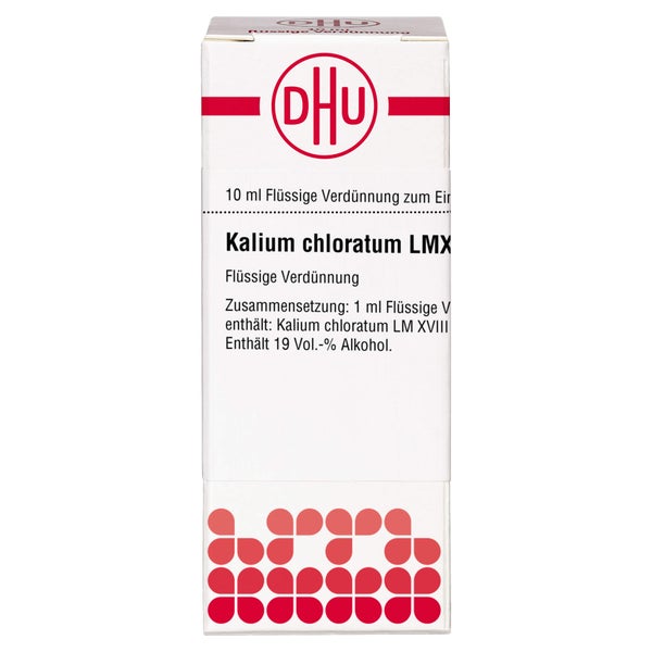 Kalium Chloratum LM XVIII Dilution 10 ml
