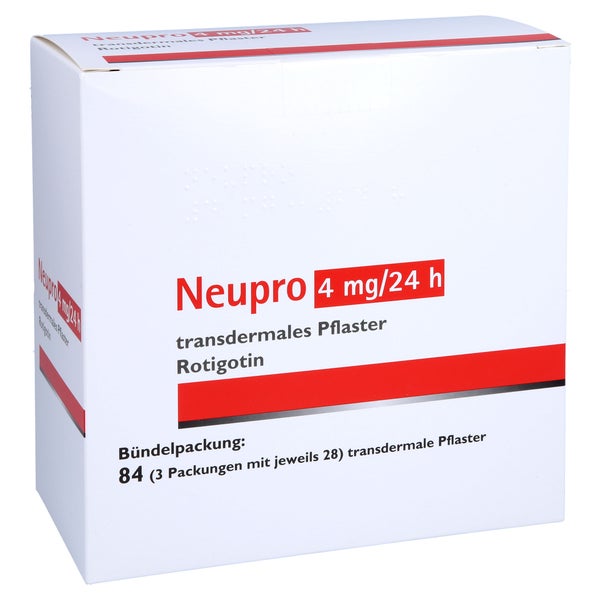 Neupro 4 Mg/24 h transdermale Pflaster 84 St