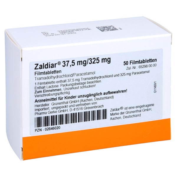 Zaldiar 37,5 Mg/325 mg Filmtabletten 50 St