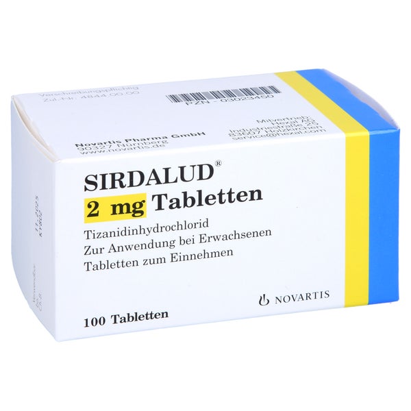 Sirdalud 2 mg Tabletten 100 St