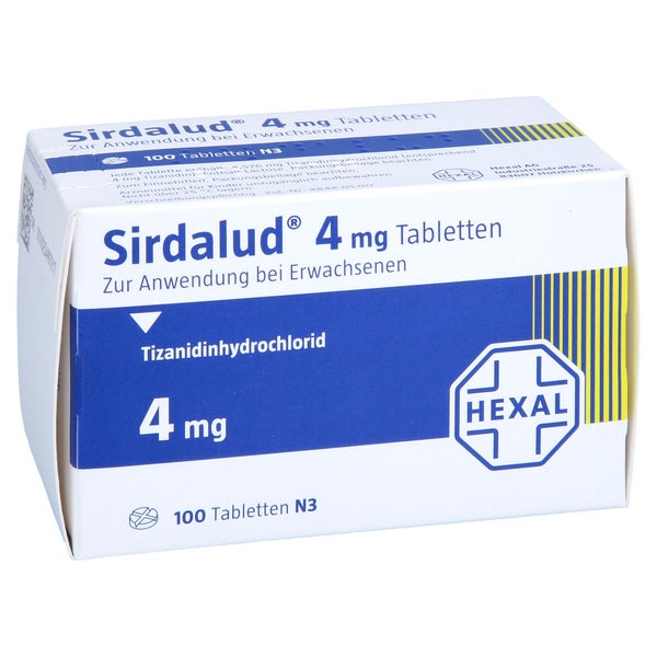 Sirdalud 4 mg Tabletten 100 St