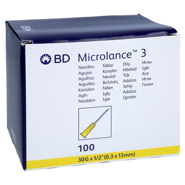 BD Microlance Kanüle 30 G 1/2 0,29x13 mm 100 St