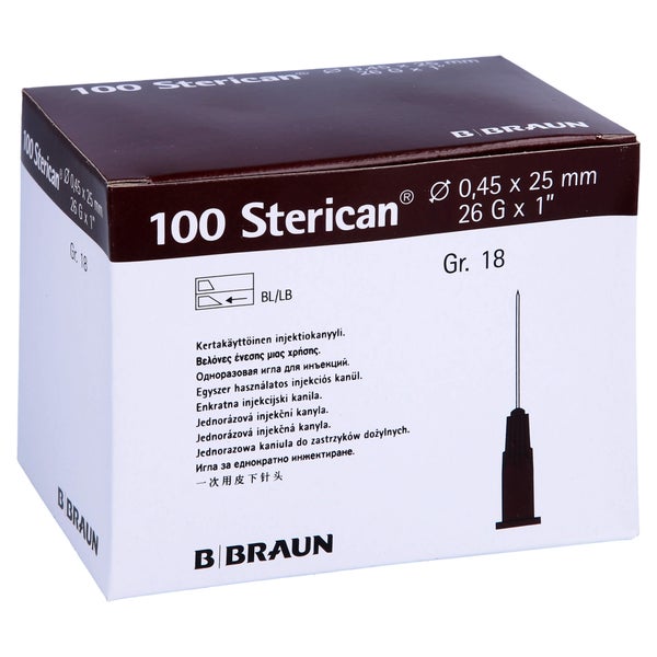 Sterican Kanülen Luer-lok 0,45x25 mm Gr. 100 St
