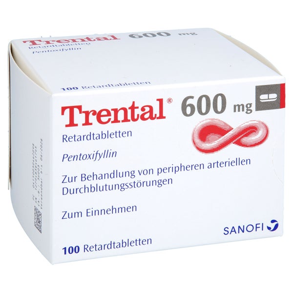 Trental 600 mg Retardtabletten 100 St