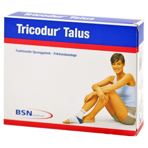 Tricodur Talus Bandage XL rechts schwarz 1 St