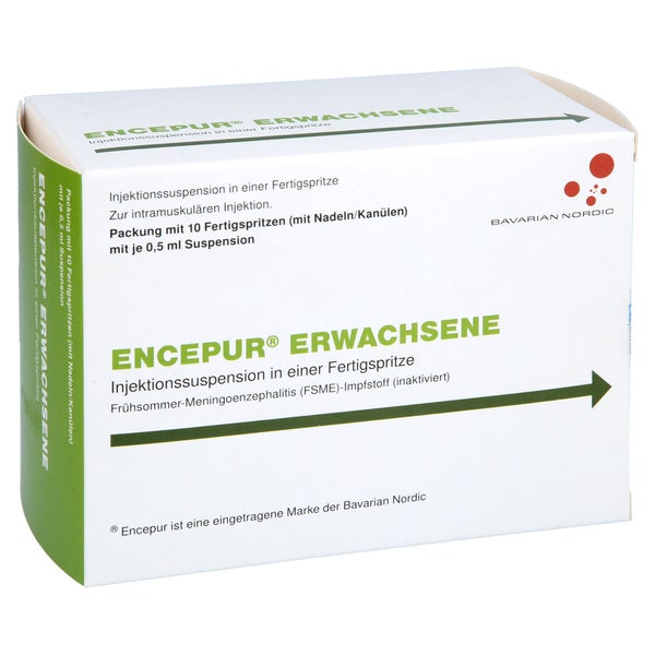 Encepur Erwachsene Fertigspritzen 10X0,5 ml