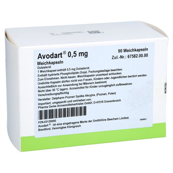 Avodart 0,5 mg Weichkapseln 90 St