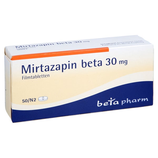 Mirtazapin beta 30 mg Filmtabletten 50 St
