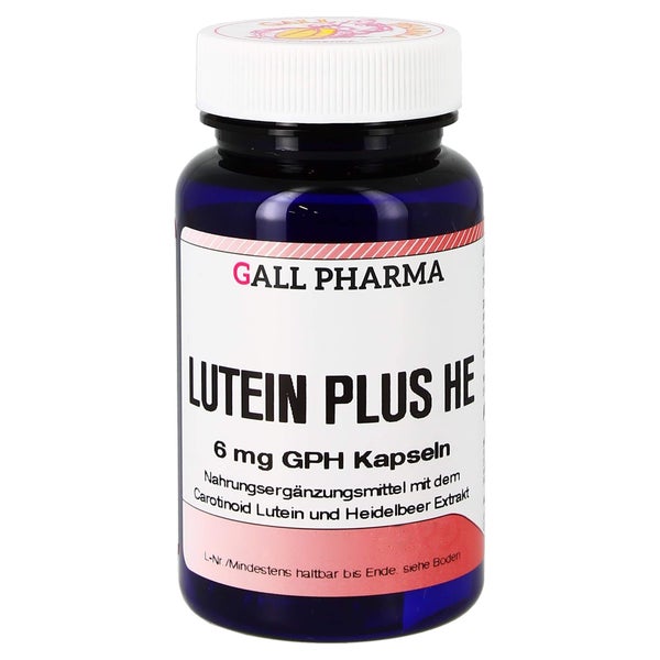 Lutein PLUS HE 6 mg Kapseln 750 St