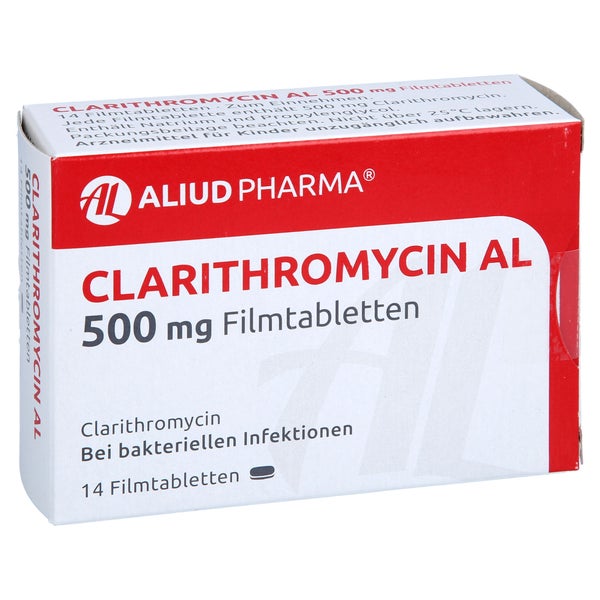 Clarithromycin AL 500 mg Filmtabletten 14 St