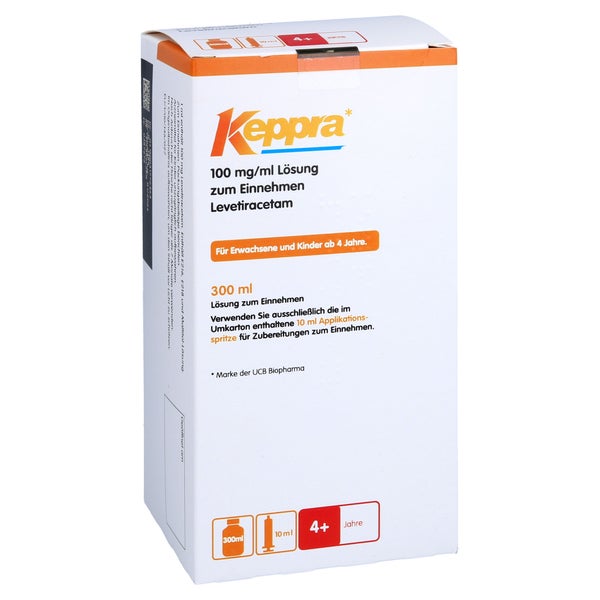 KEPPRA 100 mg/ml Lsg.z.Einnehmen 10ml Dos.Pipette 300 ml