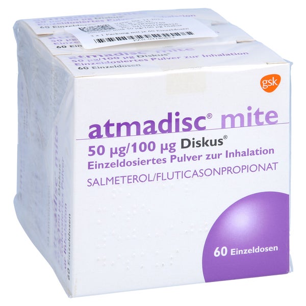 ATMADISC mite 50 µg/100 µg Diskus Einzeld.Inh.-P. 3X60 St