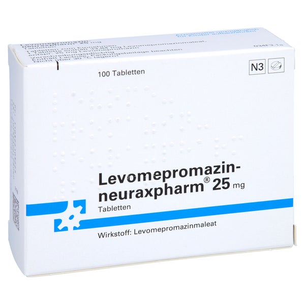 LEVOMEPROMAZIN-neuraxpharm 25 mg Tabletten 100 St