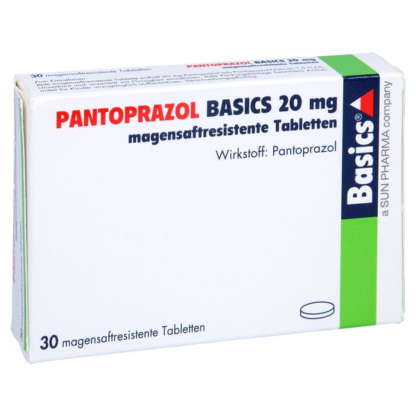 PANTOPRAZOL BASICS 20 mg magensaftres.Tabletten 30 St
