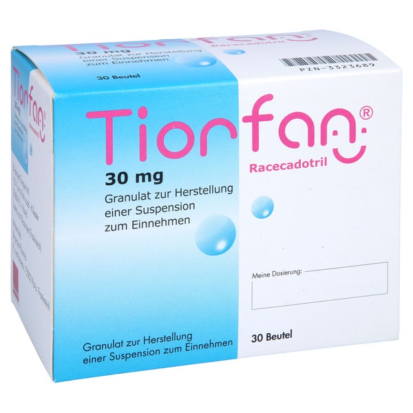 TIORFAN 30 mg Granulat z.Herstell.ein.Susp.z.Einn. 30 St