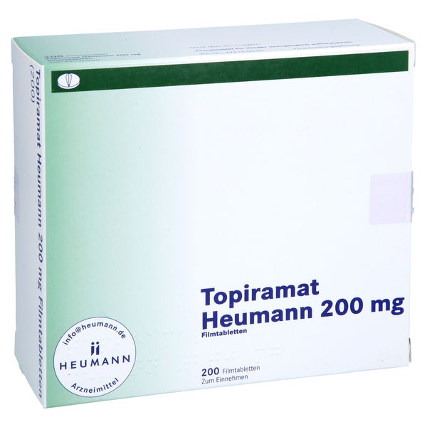 Topiramat Heumann 200 mg Filmtabletten 200 St