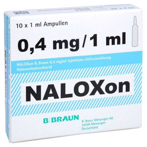 NALOXON B.Braun 0,4 mg/ml Injekt.-/Infus.-Lsg. 10X1 ml