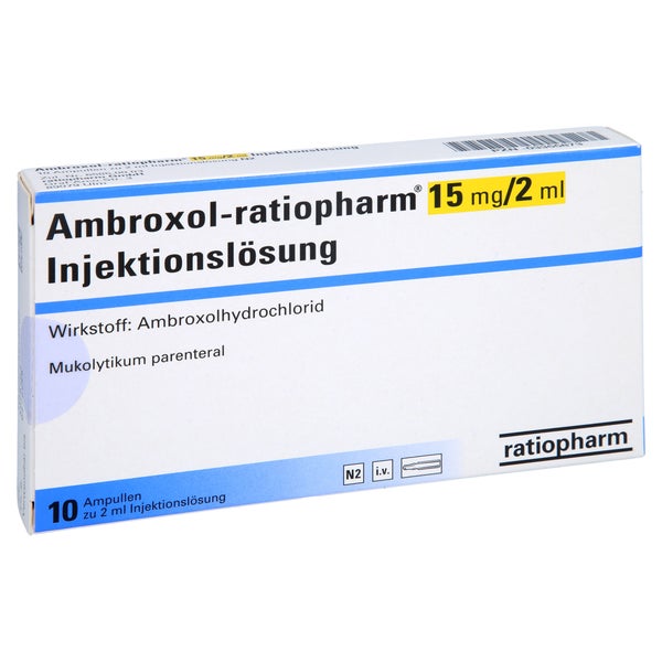 AMBROXOL-ratiopharm 15 mg/2 ml 10 St