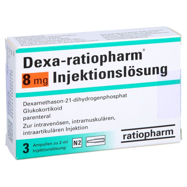 DEXA-RATIOPHARM 8 mg Injektionslösung Ampullen 3 St