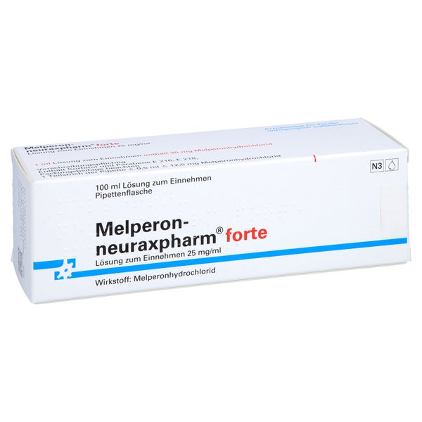 MELPERON-neuraxpharm forte 25 mg/ml Lsg.zum Einn. 100 ml