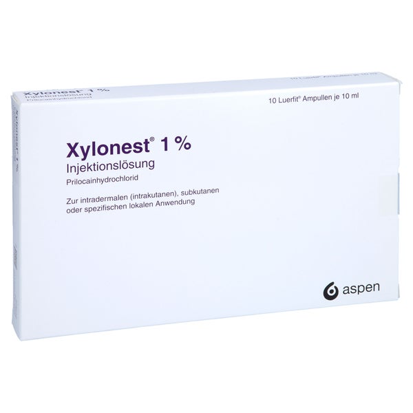 XYLONEST 1% Luerfit Ampullen Injektionslösung 10X10 ml