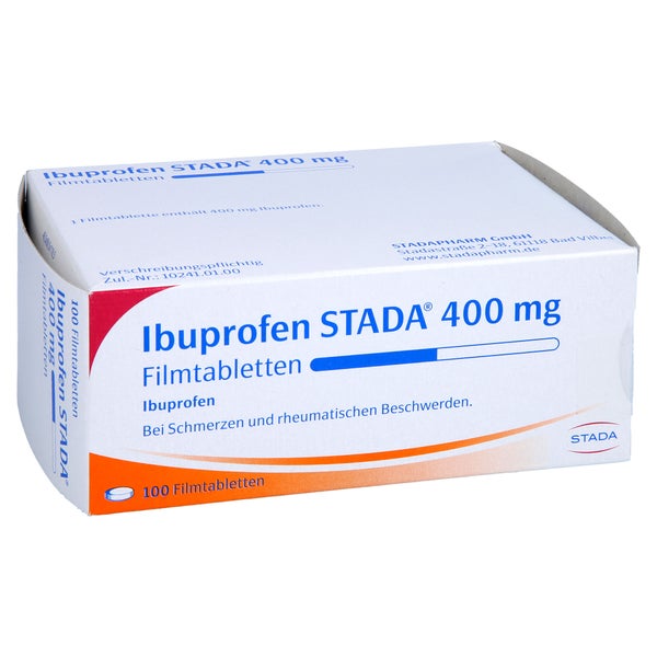 Ibuprofen Stada 400 mg Filmtabletten 100 St