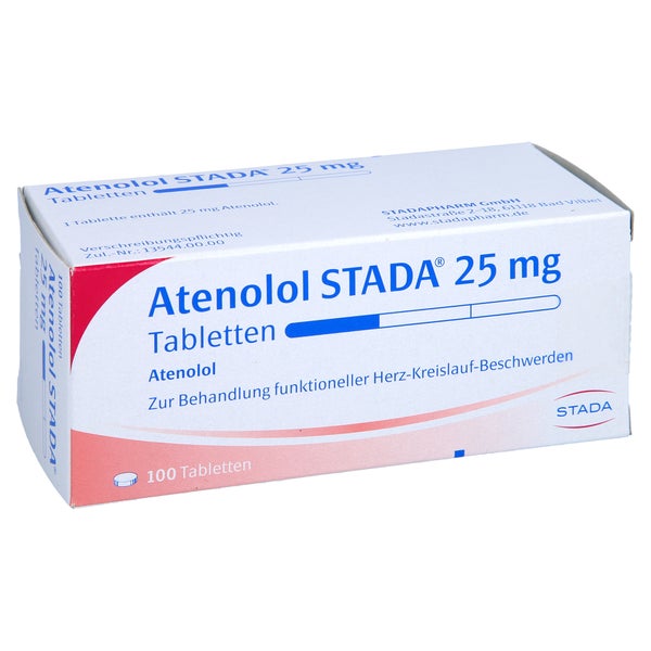 Atenolol Stada 25 mg Tabletten 100 St