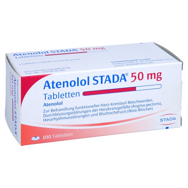 Atenolol Stada 50 mg Tabletten 100 St
