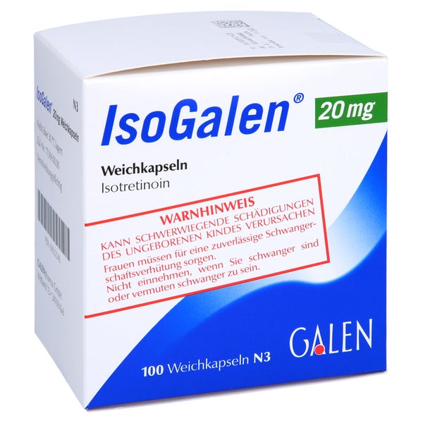 Isogalen 20 mg Weichkapseln 100 St