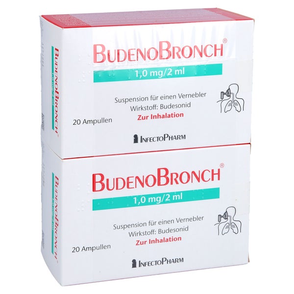 BUDENOBRONCH 1,0 mg/2 ml Suspension f.e.Vernebler 2X20X2 ml