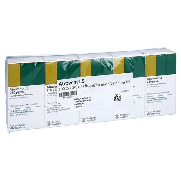 Atrovent LS Lösung für einen Vernebler 5X20 ml