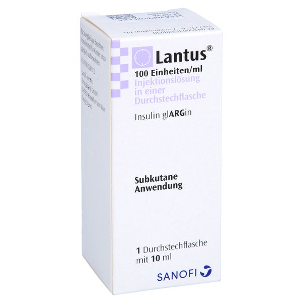 LANTUS 100 E/ml Durchstechflasche 10 ml 10 ml