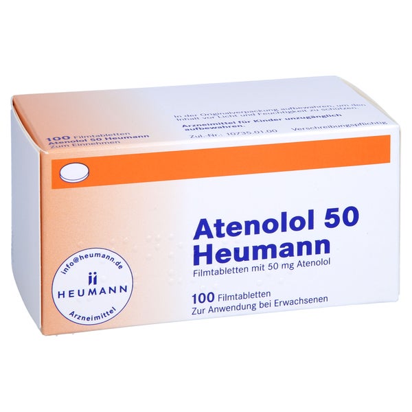 Atenolol 50 Heumann Filmtabletten 100 St