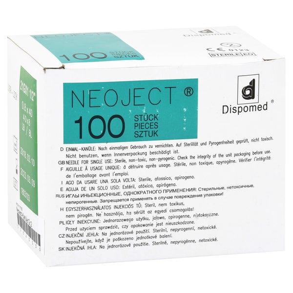 Kanülen Einmal Neoject Gr.2 0,8x40 mm 100 St